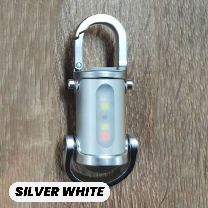 1200LM Superhelle Mini-Schlüsselanhänger-Taschenlampe, wasserdicht