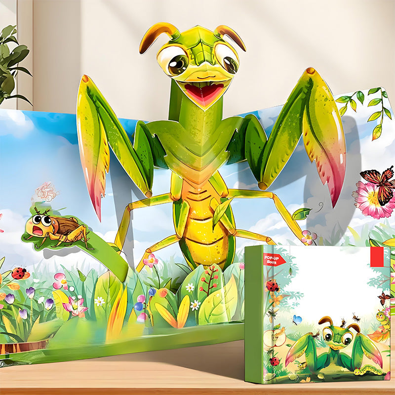 Pop-up-Buch mit Tiermotiven für Kinder