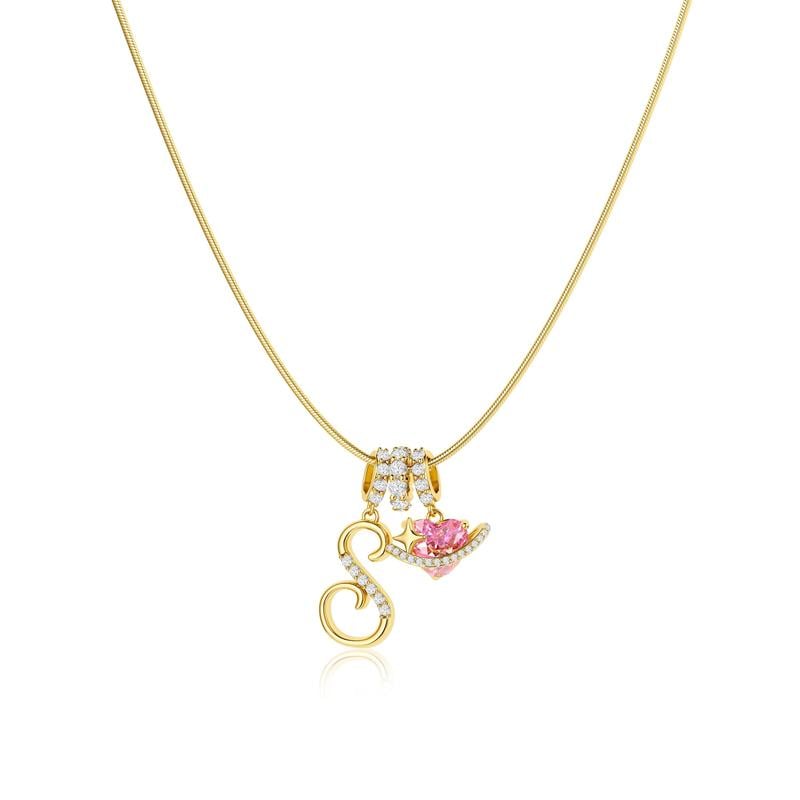 💖 LETZTER TAG – 57 % RABATT ✨ 3-lagige Anhänger-Halsketten mit Initialen A-Z 🎀 | Personalisiert & elegant