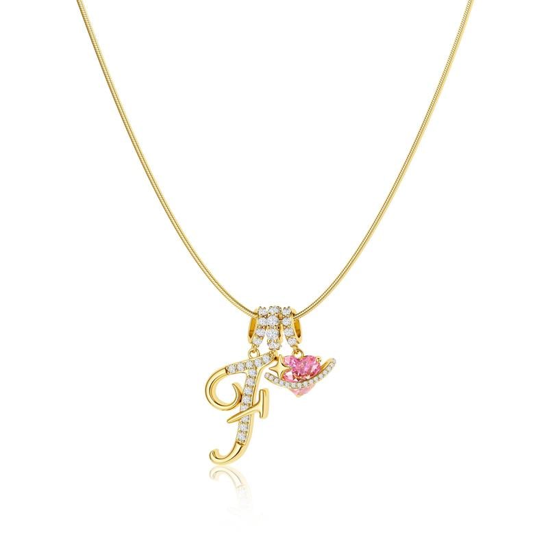 💖 LETZTER TAG – 57 % RABATT ✨ 3-lagige Anhänger-Halsketten mit Initialen A-Z 🎀 | Personalisiert & elegant