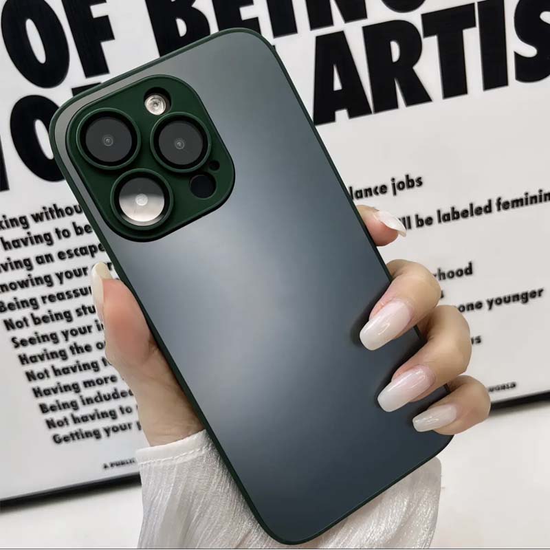 📱 Mattierte Glas-Hülle × HD-Kameraschutzfolie | Rundumschutz, doppelte Eleganz ✨