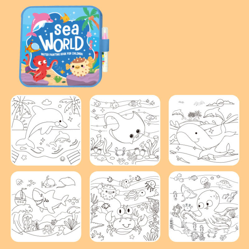 🌈 Wasser-Malbuch für Kinder 🌈