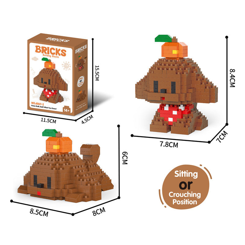 Niedliche Haustier-Mikropartikel-Bausteinmodelle 🐶🐱🧩