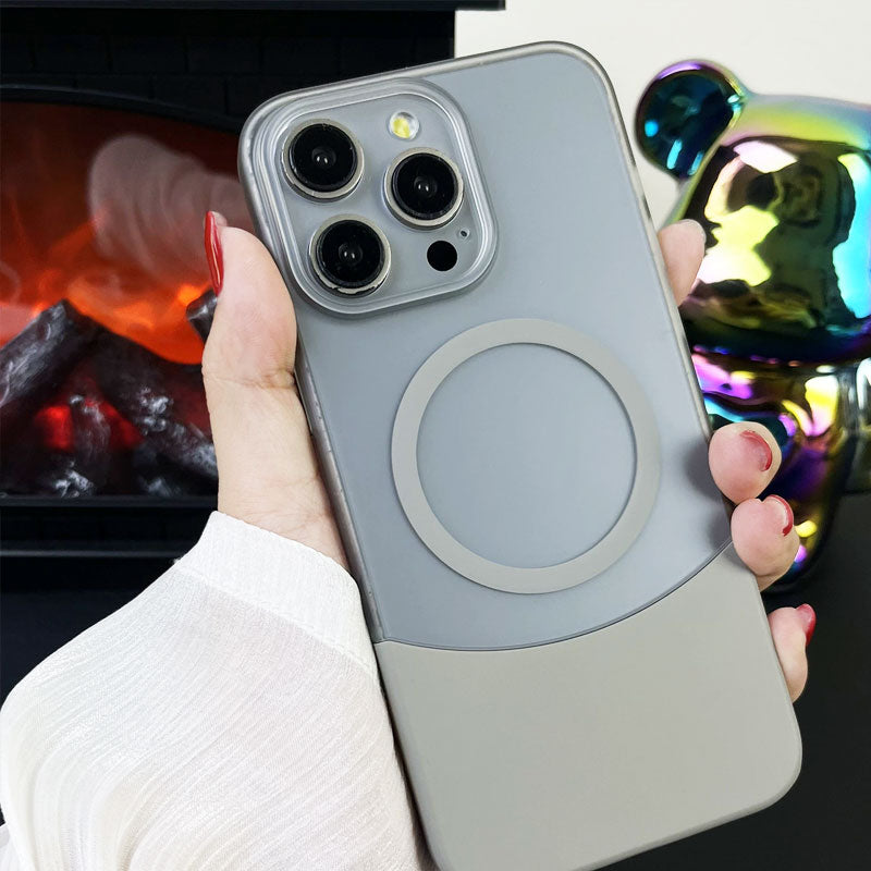 Creative Frosted Case med kontrastsömmar