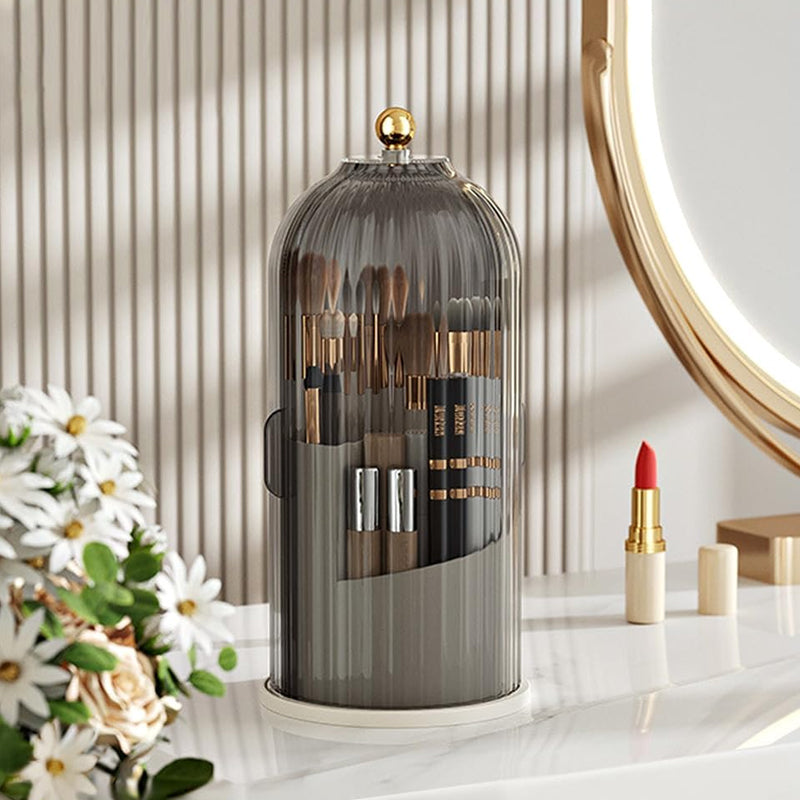 Multifunktionaler drehbarer Vogelkäfig-Toilettenorganizer
