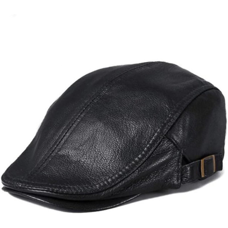 Zeitlos klassischer Stil Luxuriös weiche Lederkappe