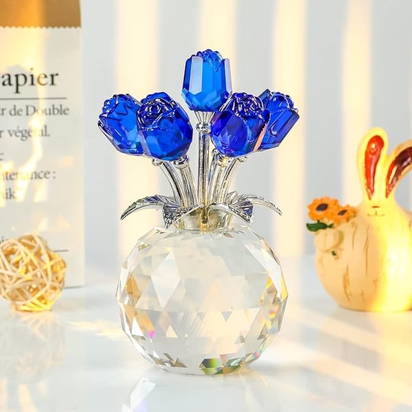 🌈✨ Kristallblumen-Prisma-Vase ✨🌈