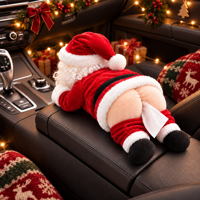 🎅Lustige Taschentuchbox in Weihnachtsmann-Form