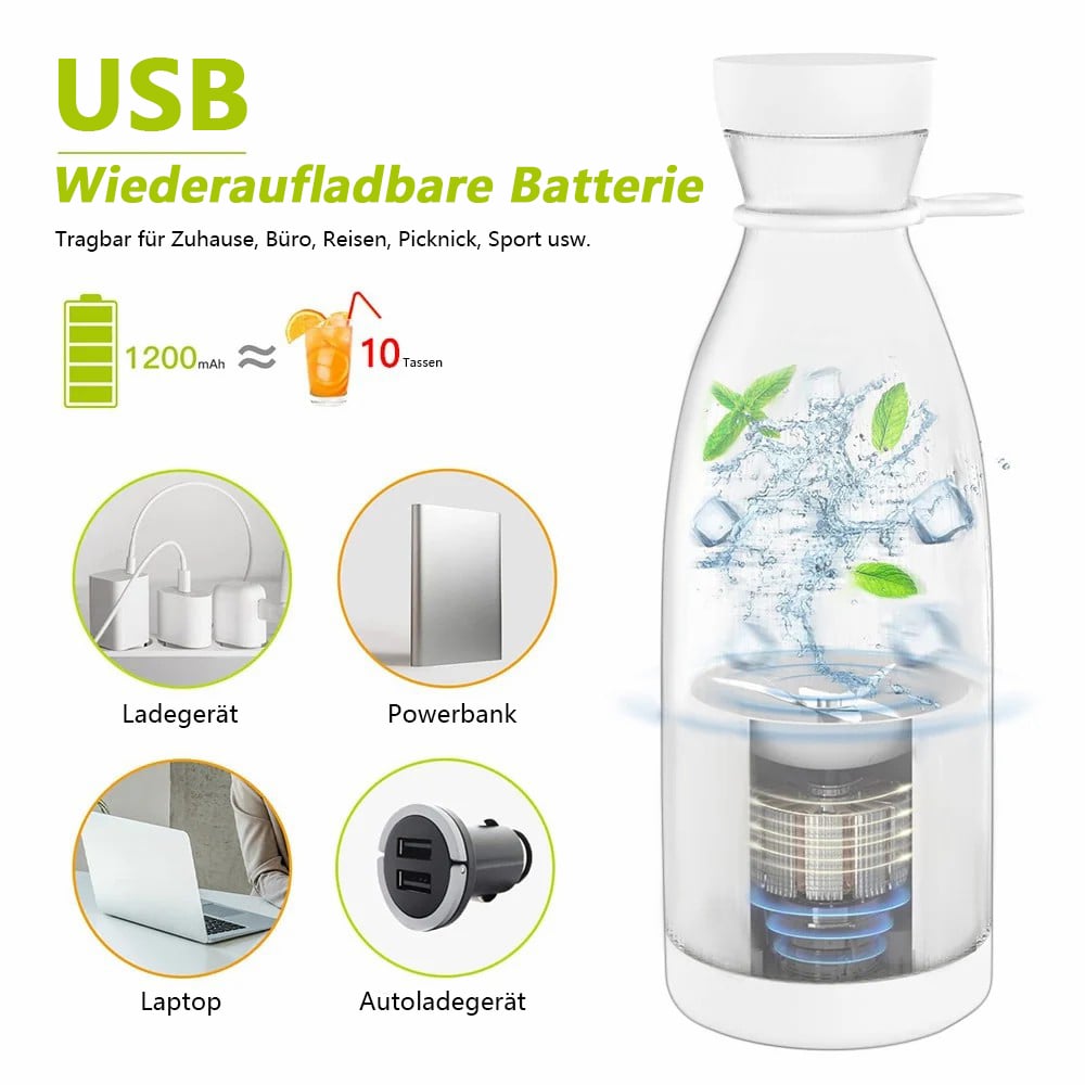 Bestseller tragbarer Entsafter 🌟 Frischer Saft, jederzeit und überall!