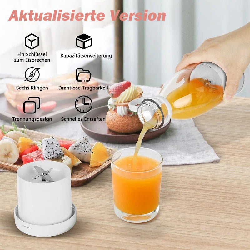 Bestseller tragbarer Entsafter 🌟 Frischer Saft, jederzeit und überall!