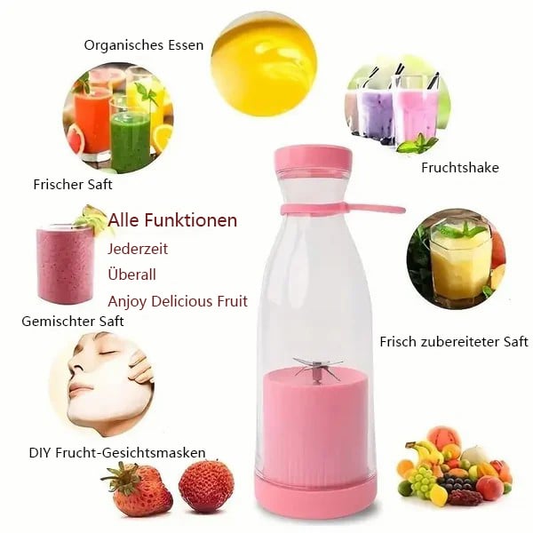 Bestseller tragbarer Entsafter 🌟 Frischer Saft, jederzeit und überall!