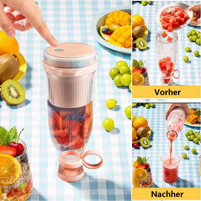 Bestseller tragbarer Entsafter 🌟 Frischer Saft, jederzeit und überall!