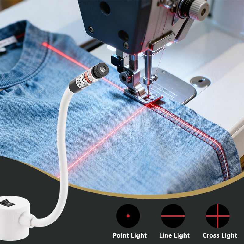 ✨🧵 Laser Quilting Guide – Magnetischer Nählaser für gerade Nähte und präzise Muster!