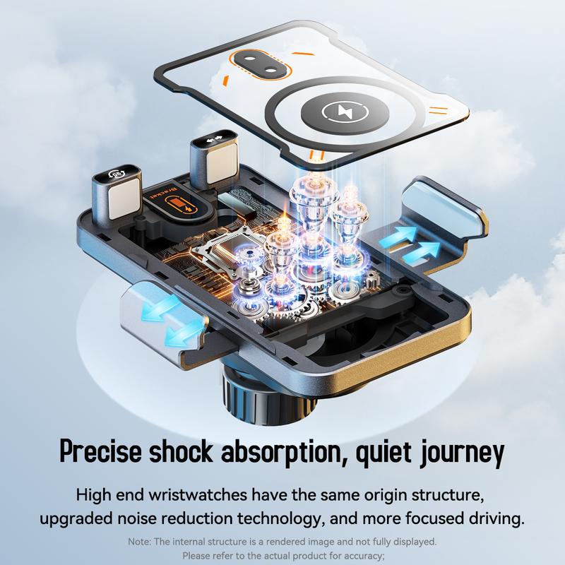 🔥HEISSER VERKAUF 50 % RABATT🎁⚡Über 50.000 verkauft! 📱Intelligenter 2-in-1-Autohalter für Mobiltelefone mit Drehfunktion und kabellosem Ladegerät⚡