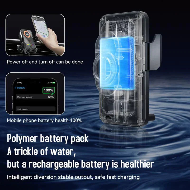 🔥HEISSER VERKAUF 50 % RABATT🎁⚡Über 50.000 verkauft! 📱Intelligenter 2-in-1-Autohalter für Mobiltelefone mit Drehfunktion und kabellosem Ladegerät⚡