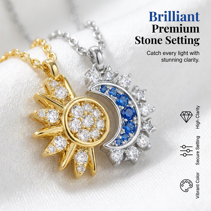 „Sonne und Mond leuchten gemeinsam“ – Ein brandneues, kombinierbares Schmuckset im offenen Stil