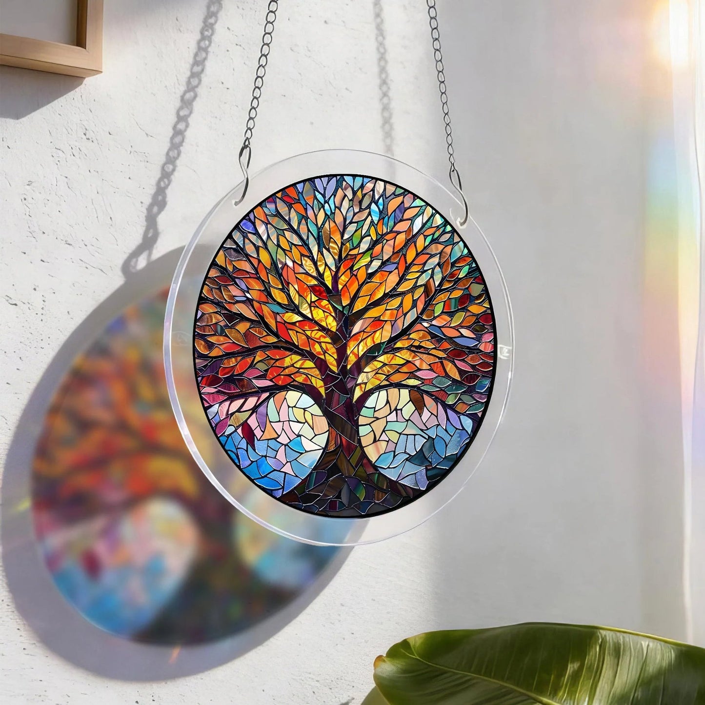 🔥Acryl-Sonnenuntergangs- und Meeres-Puzzle als Fensterdekoration
