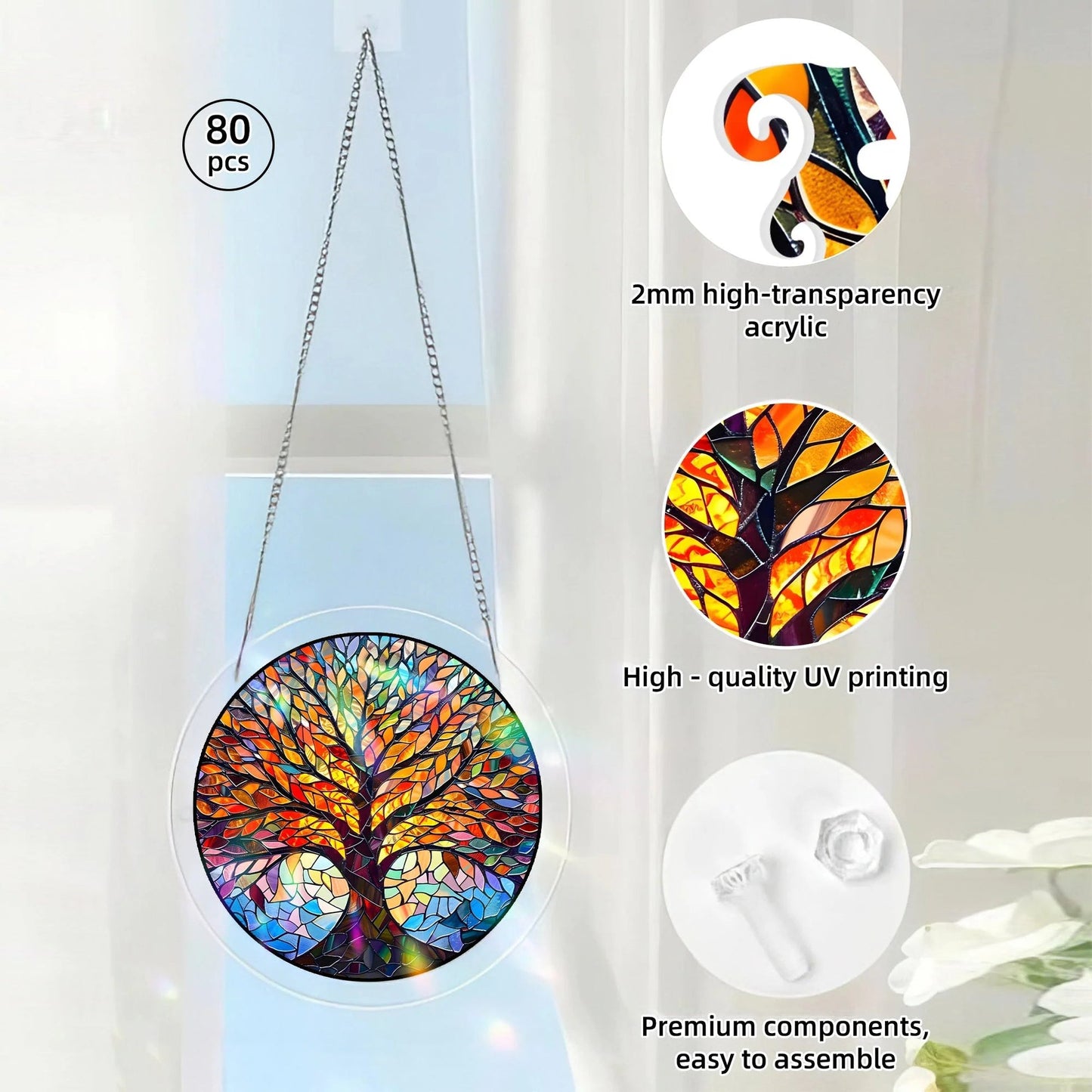 🔥Acryl-Sonnenuntergangs- und Meeres-Puzzle als Fensterdekoration