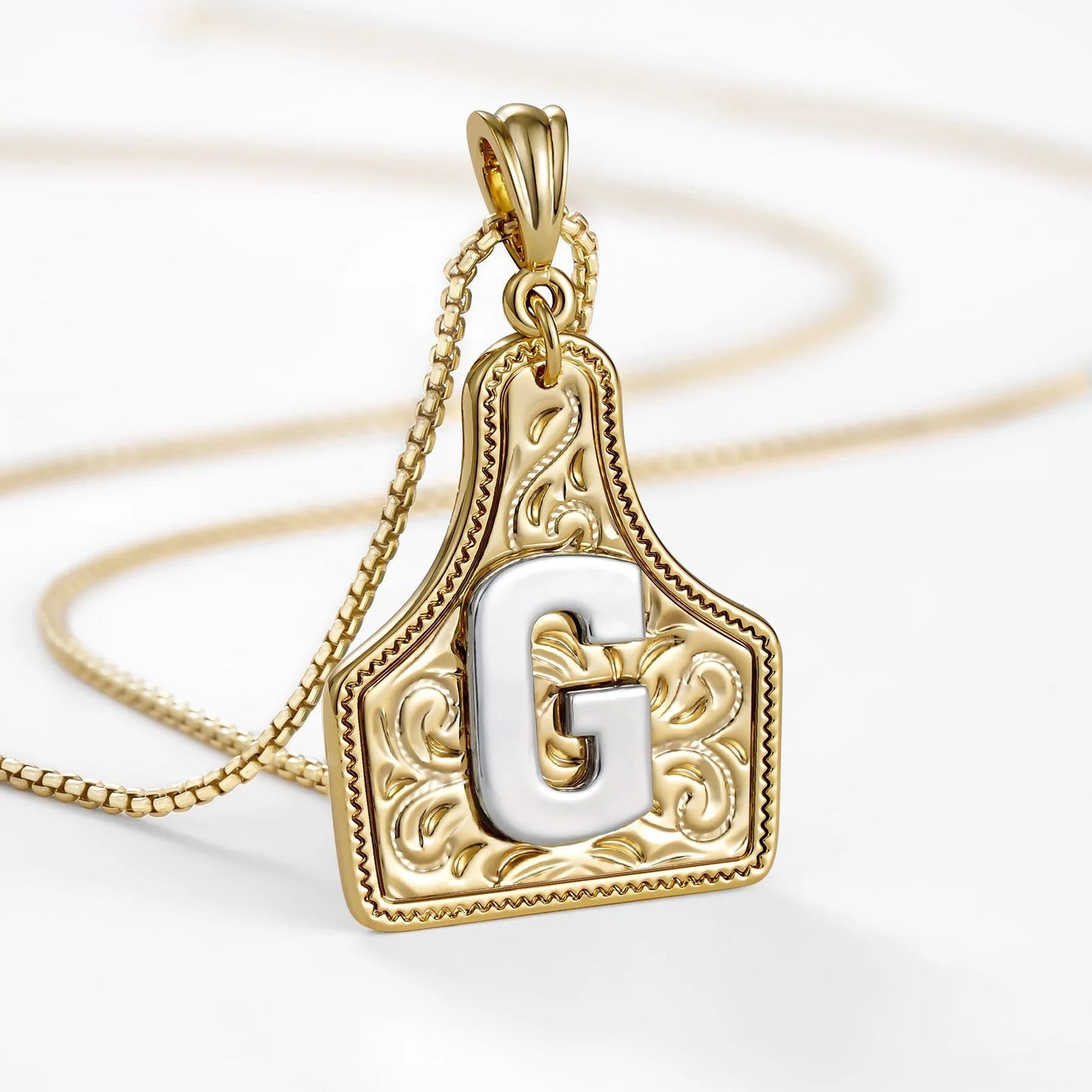 🤠Cowboyhut-Box & Buchstaben-Halskette🌵