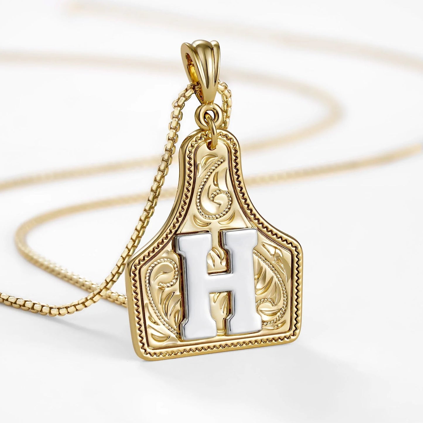 🤠Cowboyhut-Box & Buchstaben-Halskette🌵