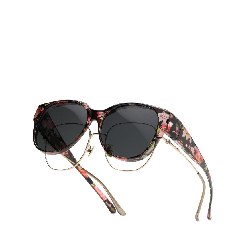 😎Sonnenbrille mit UV400-Schutz, passend für Überbrillen