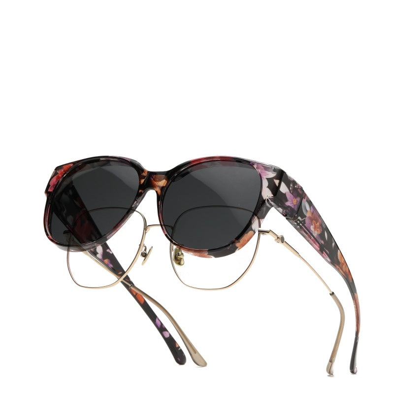 😎Sonnenbrille mit UV400-Schutz, passend für Überbrillen