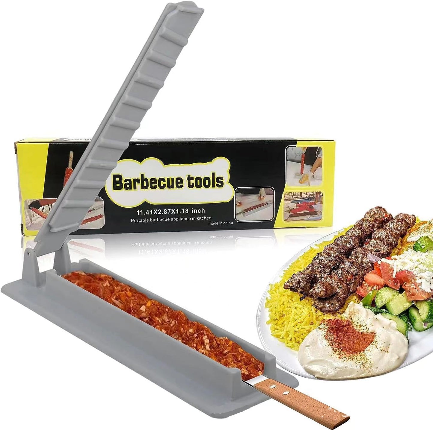 Müheloses Grill-Kebab-Gerät