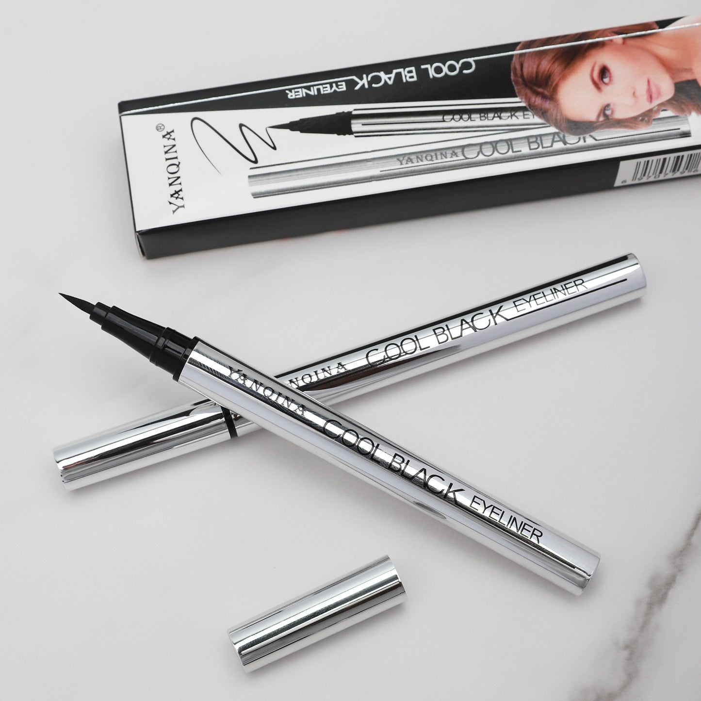 🔥 Leichter, langanhaltender Flüssig-Eyeliner – wasser- und schweißfest, langanhaltend und schnell trocknend