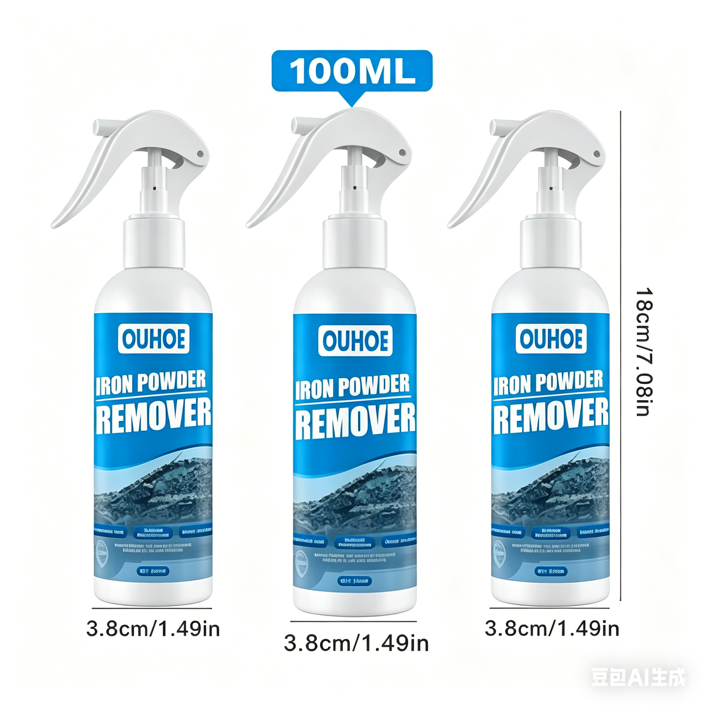 🔥 Vielseitiges Rostentfernungsspray – Rost weg, Metall wie neu!