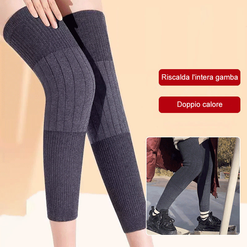 Lange, bequeme und warme, elastische Knieschoner