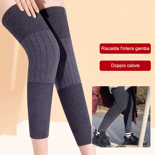 Lange, bequeme und warme, elastische Knieschoner