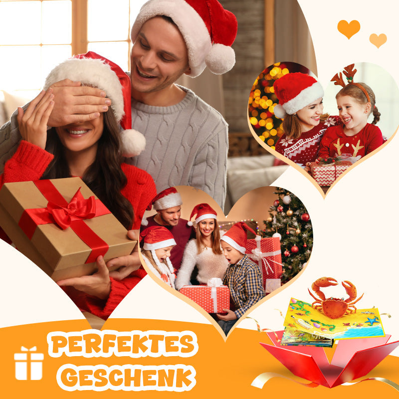 Pop-up-Buch mit Tiermotiven für Kinder