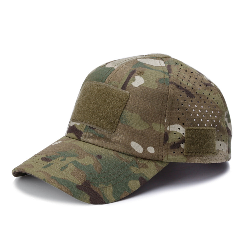 Sonnenschutz, atmungsaktive Outdoor-Mütze für Herren, Camouflag