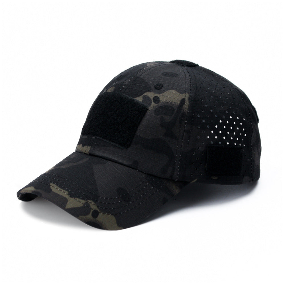 Sonnenschutz, atmungsaktive Outdoor-Mütze für Herren, Camouflag