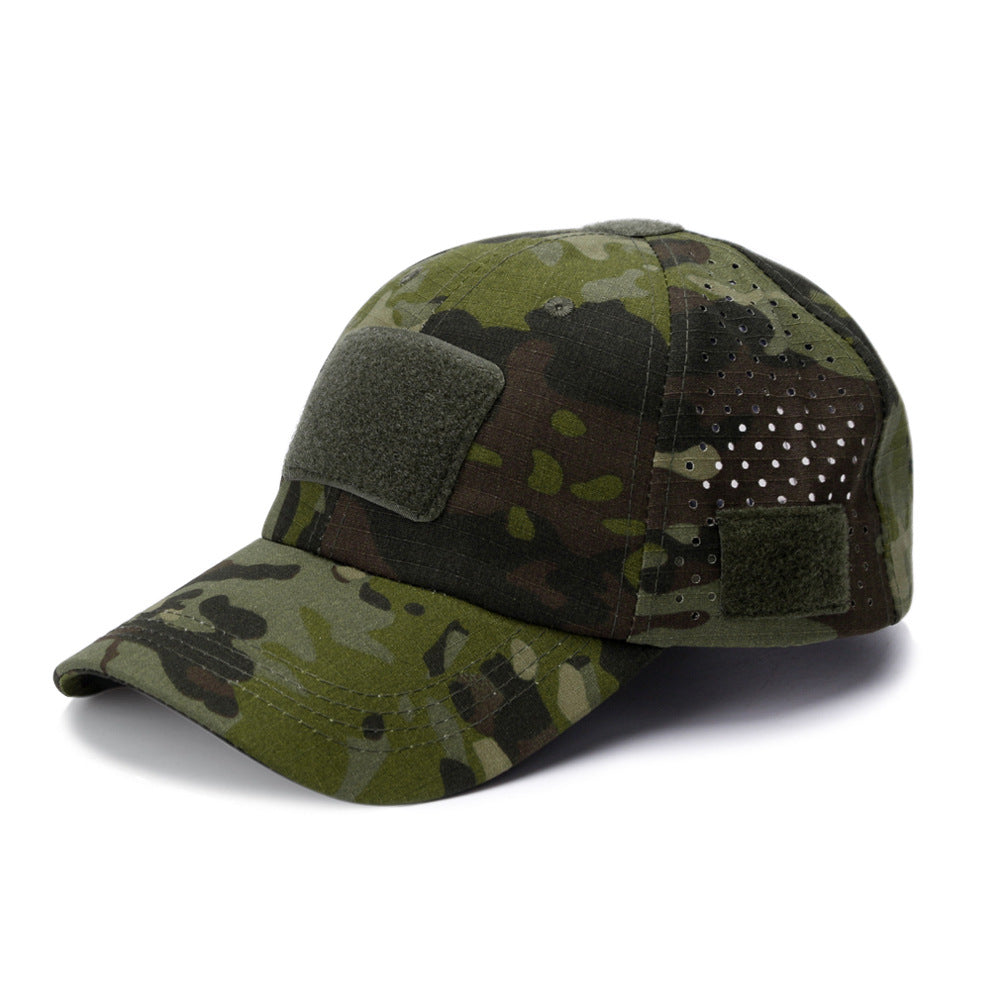 Sonnenschutz, atmungsaktive Outdoor-Mütze für Herren, Camouflag