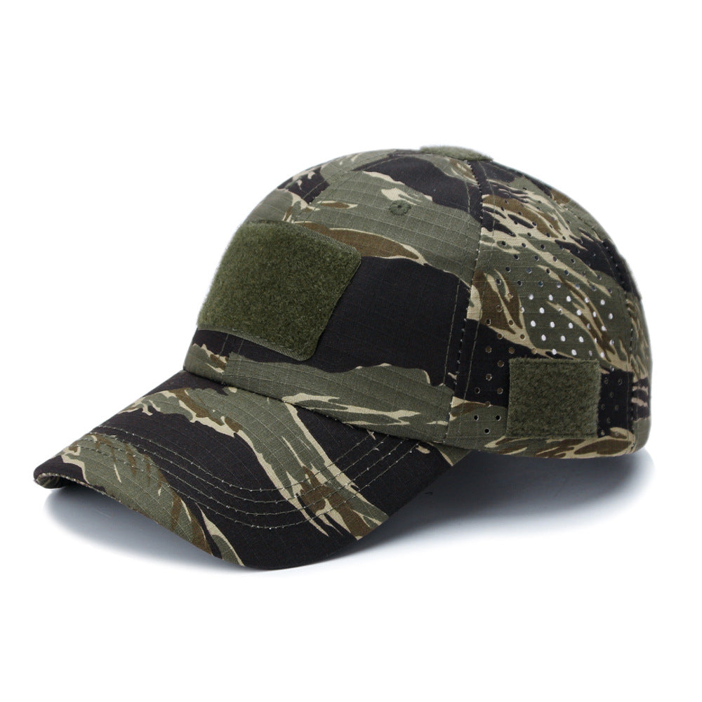 Sonnenschutz, atmungsaktive Outdoor-Mütze für Herren, Camouflag