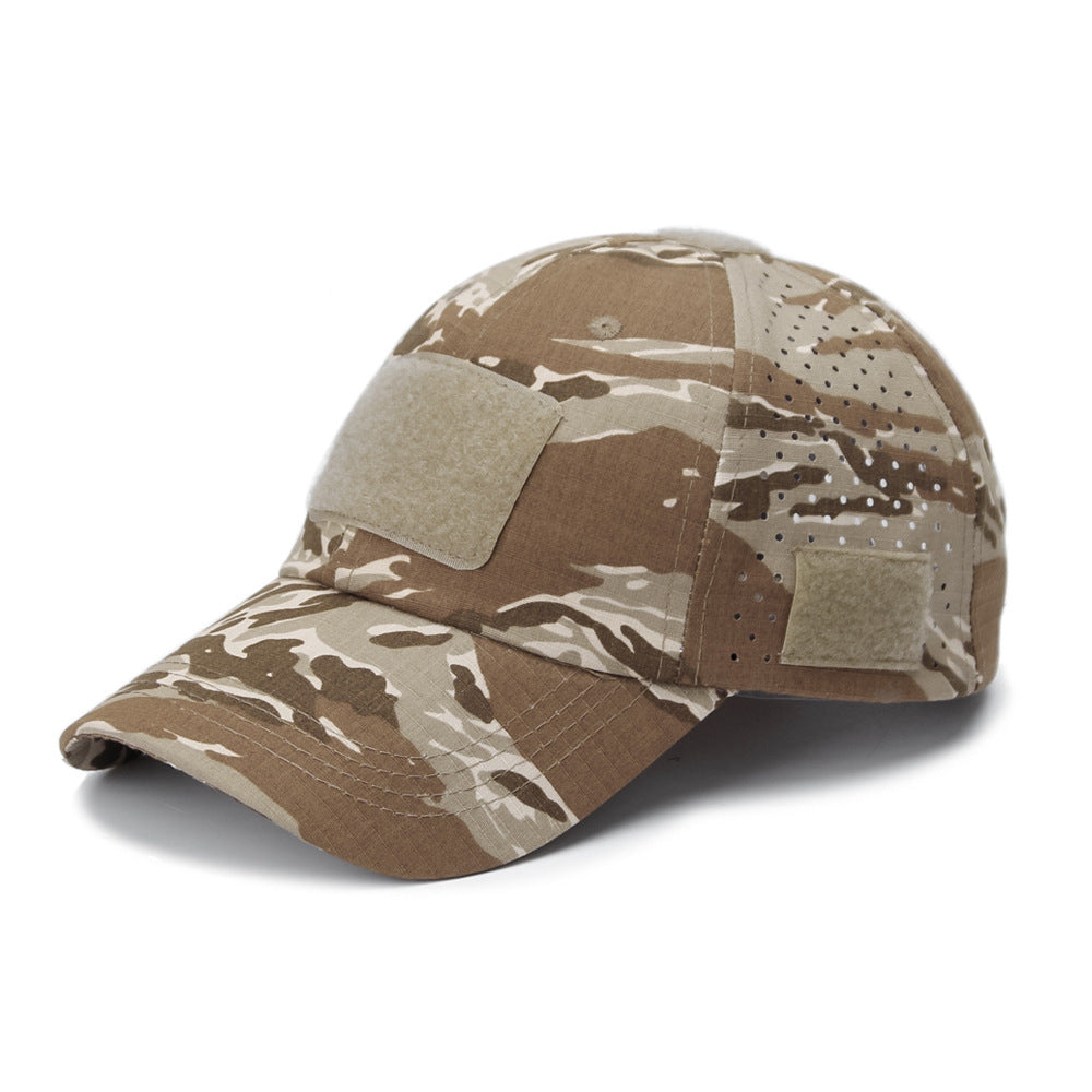 Sonnenschutz, atmungsaktive Outdoor-Mütze für Herren, Camouflag