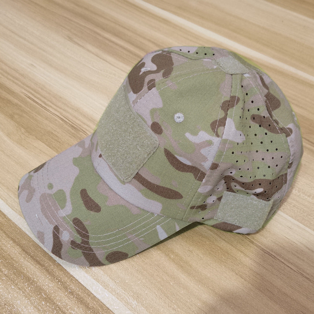 Sonnenschutz, atmungsaktive Outdoor-Mütze für Herren, Camouflag