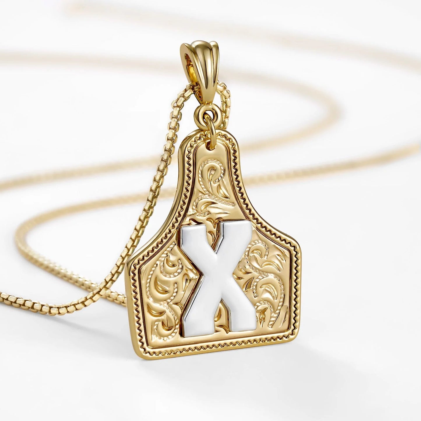 🤠Cowboyhut-Box & Buchstaben-Halskette🌵