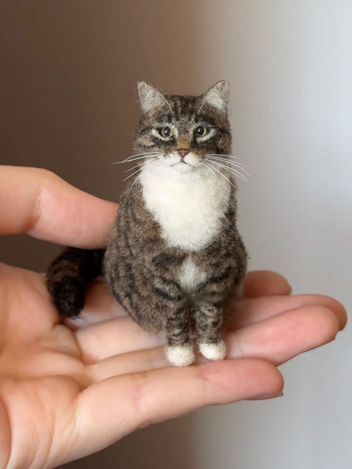 🔥LETZTER TAG 49 % RABATT -🐱💖Mini-Filzkatze aus Wolle