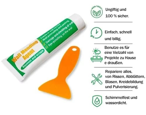🛠️ Ungiftiges Mittel zum Ausbessern von Wänden🏠