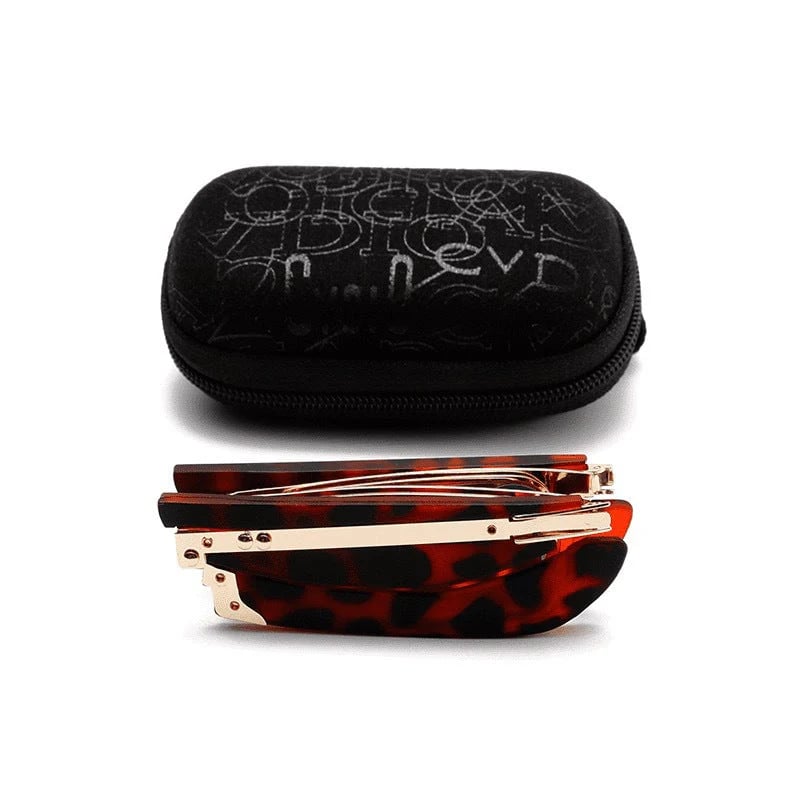 (🎁Letzter Tag 49 % Rabatt)👓Klappbare Lesebrille mit Blaulichtfilter und Etui