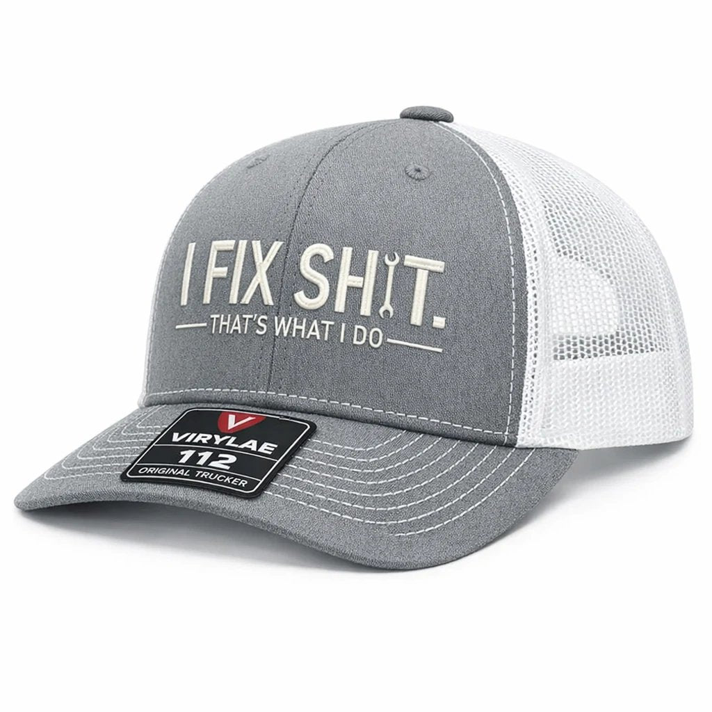 🛠️ LAST CHANCE: 49 % RABATT – „I Fix Shit“-Trucker-Cap – Lustige Mechaniker- & Handwerker-Kappe
