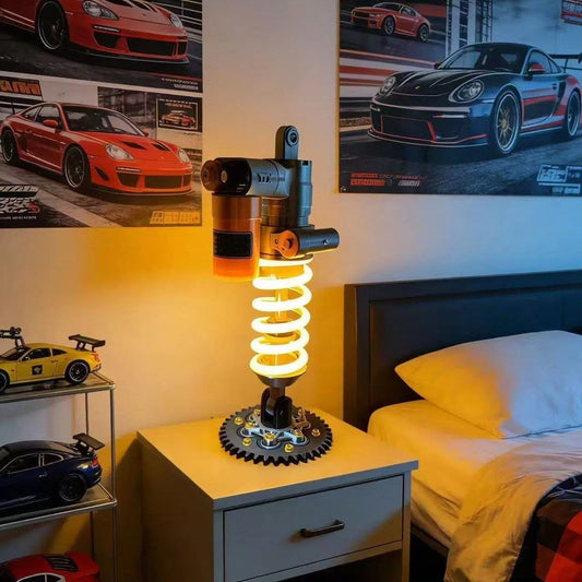 🔥Inspired Suspension Stoßdämpfer-Lampe – Verstellbare LED-Leuchte für Gamer und Autoliebhaber (⏰Kostenloser Versand)