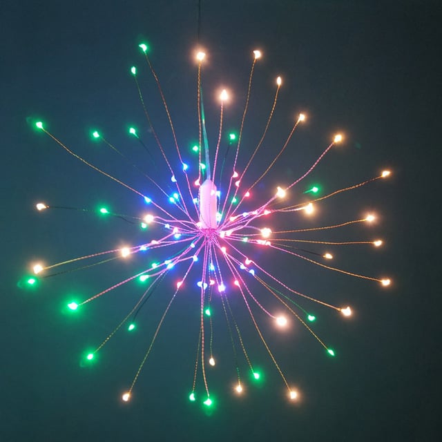 🎄Hängende Starburst Solar Lichterketten für Weihnachten- Nur Heute 49% Günstiger!