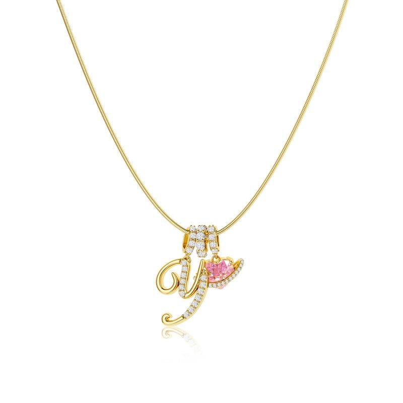 💖 LETZTER TAG – 57 % RABATT ✨ 3-lagige Anhänger-Halsketten mit Initialen A-Z 🎀 | Personalisiert & elegant