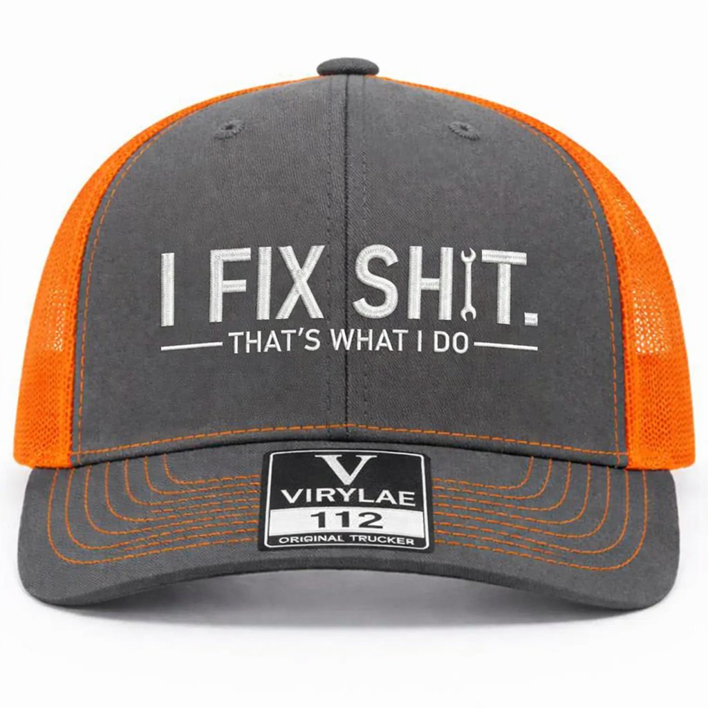 🛠️ LAST CHANCE: 49 % RABATT – „I Fix Shit“-Trucker-Cap – Lustige Mechaniker- & Handwerker-Kappe
