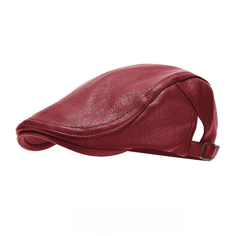 Zeitlos klassischer Stil Luxuriös weiche Lederkappe