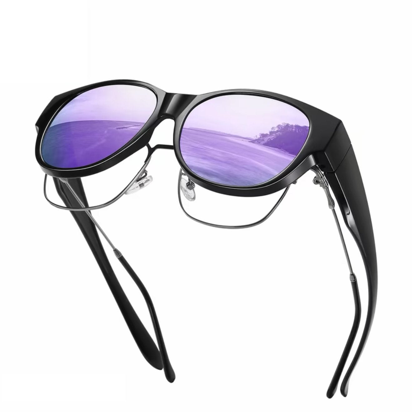 😎Sonnenbrille mit UV400-Schutz, passend für Überbrillen