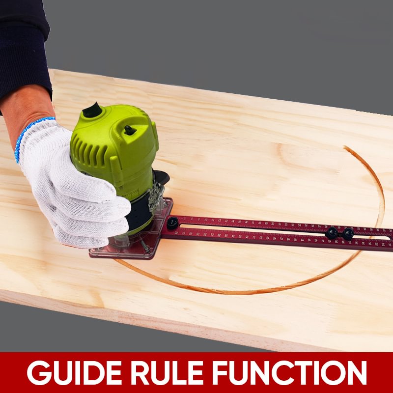 🔧✨ 3-in-1-Router-Fräshalterung für Nuten – verstellbar, Zoll-/cm-Skalen, modularer Aufbau 🛠️